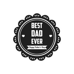 Father's Day label design