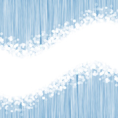 blue background of luminescent lines with the lights blur