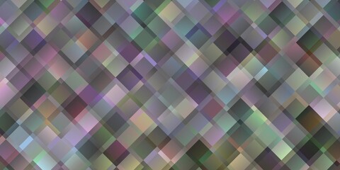 Light Multicolor vector pattern in square style.