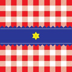 Fototapeta premium Gingham background