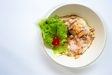 fried Egg rice with pork