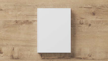 Blank book template for presentation. 3D rendering. - 353564892