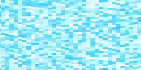 Light BLUE vector pattern in square style. Colorful illustration with gradient rectangles and squares. Pattern for websites, landing pages.