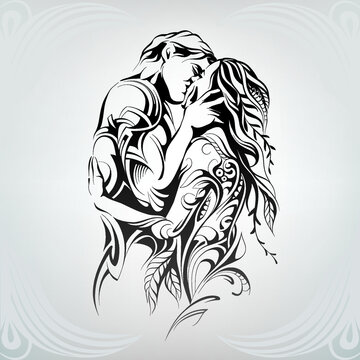 Couple Passion Tattoo Images – Browse 4,488 Stock Photos, Vectors, and Video