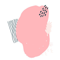 Obraz premium Abstract modern brush stroke background for your design