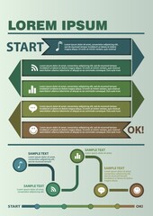 Web infographic