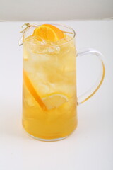 lemon juice in glass