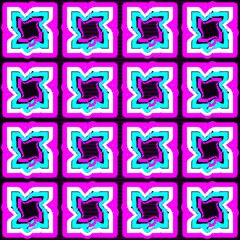 Abstract digital glitch graphic. Seamless pattern. Vector illustration for web design or print.