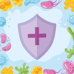 telemedicine, shield protection coronavirus outbreak disease, medical treatment and online healthcare services