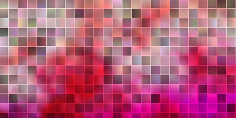 Light Pink vector template with rectangles.