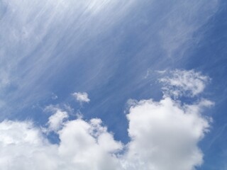 blue sky with clouds