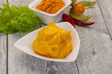 Curry sauce in the bowl