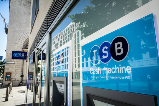LONDON-  TSB Bank-  a retail and commercial high street bank 