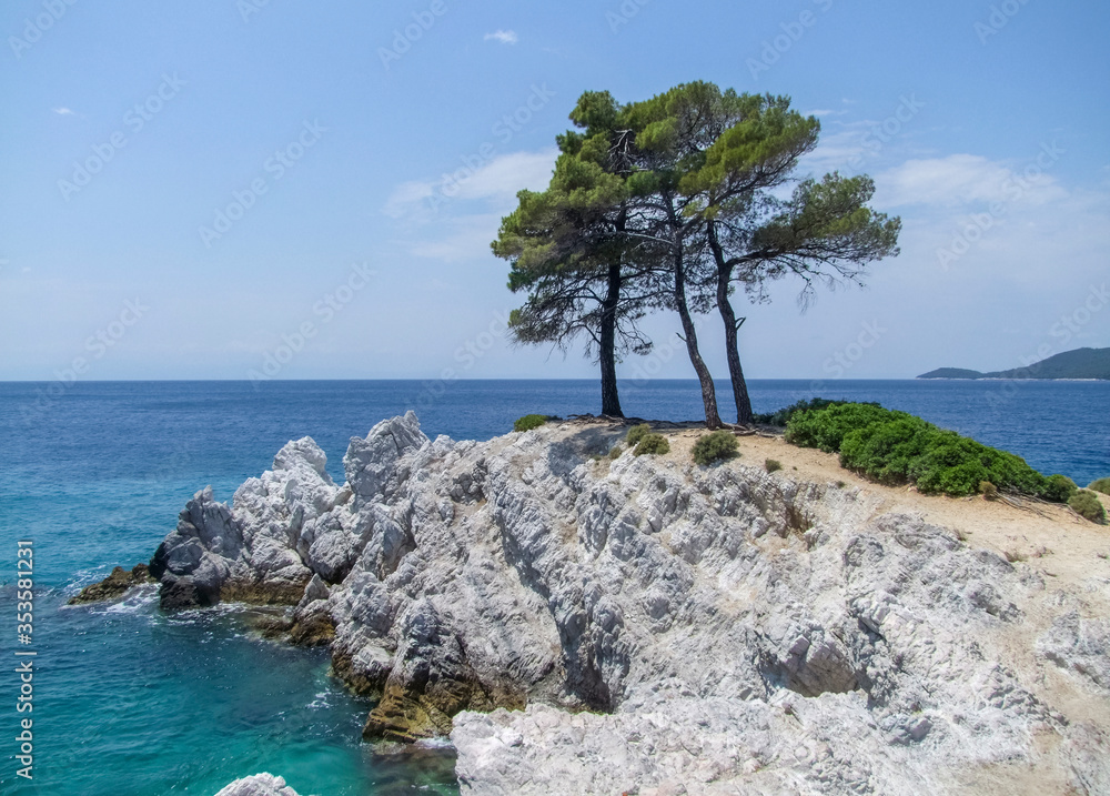 Poster Amarantos rocks at Skopelos