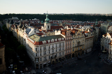 Fototapeta na wymiar Prague city view