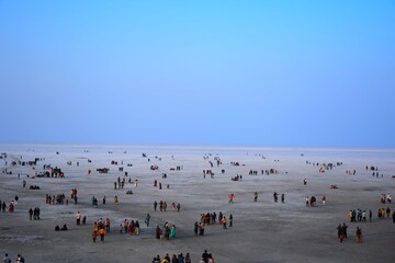 Tourism Place White dessert of Kutch, Gujarat, India