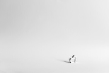 Heart figure on a white background