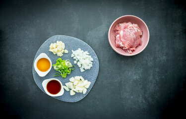 food ingredient for korean styled fried pork