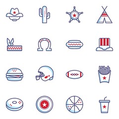 Set of United States of America icons