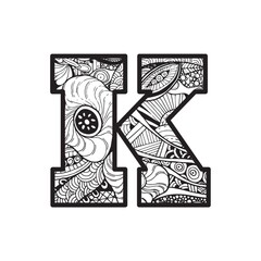 Letter K