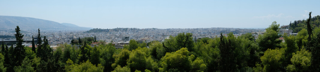 Panoramique Athènes Grèce