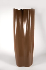 A flowerpot, flower pot, planter, plant pot. Ceramic small vase for flowers and plants