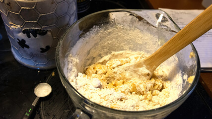 Making cookie dough