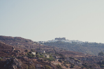 Obraz premium Patmos Monastère Saint-Jean-le-Théologien Grèce
