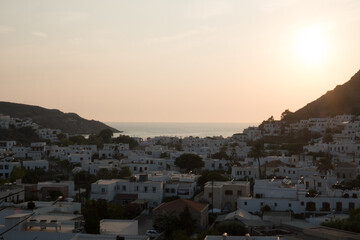 Coucher de soleil Patmos Grèce