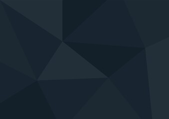 Obraz premium Abstract faceted black background