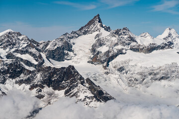 Switzerland Snow mountain beautiful view scene