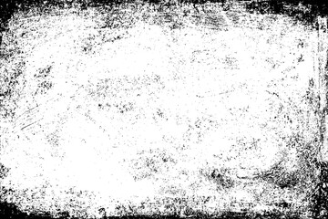Black white unevennes pattern. Cement wall template. Rough grain texture. Empty background.