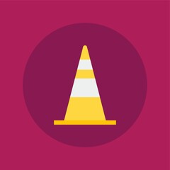 Traffic cone icon
