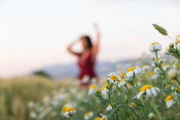 Mujer en el campo © Pepa Morente
