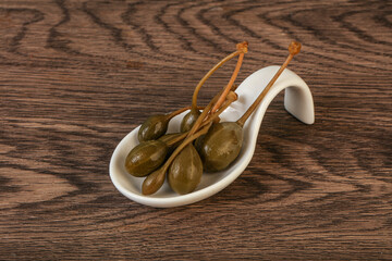 Caper berries in the bowl