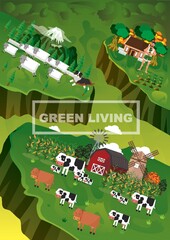 Green living concept