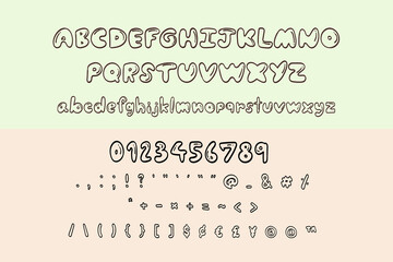 This set is alphabets A-Z, numeral and punctuation that you can use on your logos, social media, print etc.