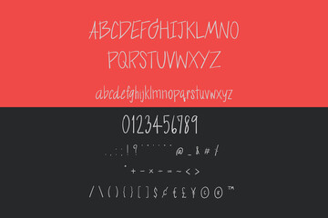 This set is alphabets A-Z, numeral and punctuation that you can use on your logos, social media, print etc.
