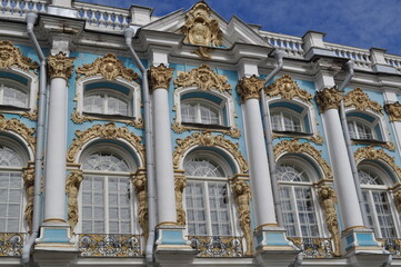 Fototapeta na wymiar Tsarkoe Tselo Palais Saint Pétersbourg Russie