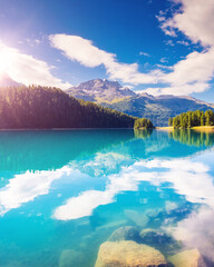 sunny day on the lake © Leonid Tit