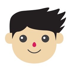 Boy smiling