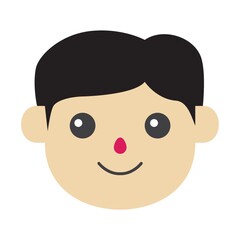 Boy smiling