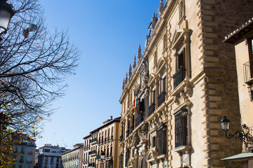 Fototapeta na wymiar tarde soleada sobre la ciudad de Granada