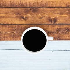 Business desk Top view