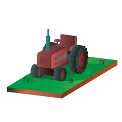 Isometric tractor