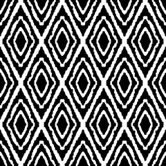 motif illustration design eye square woven fabric tribal seamless pattern vector with white background 