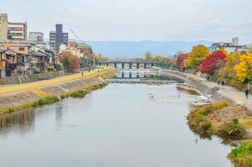 京都の鴨川
