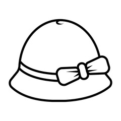 woman hat icon vector illustration