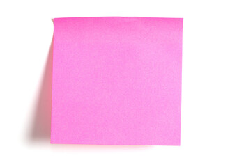 Colored papers hang on a white background.