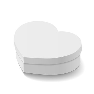 Box Mockup Love Heart Shape